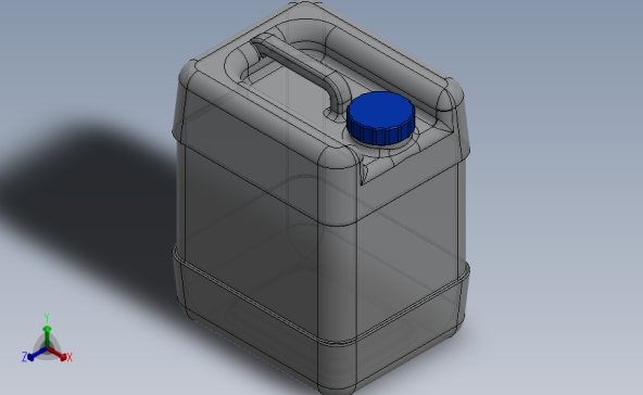 20升大小的塑料加仑