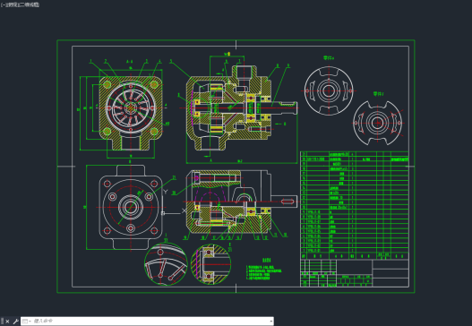 叶片泵（全套CAD)-设计=201504=150