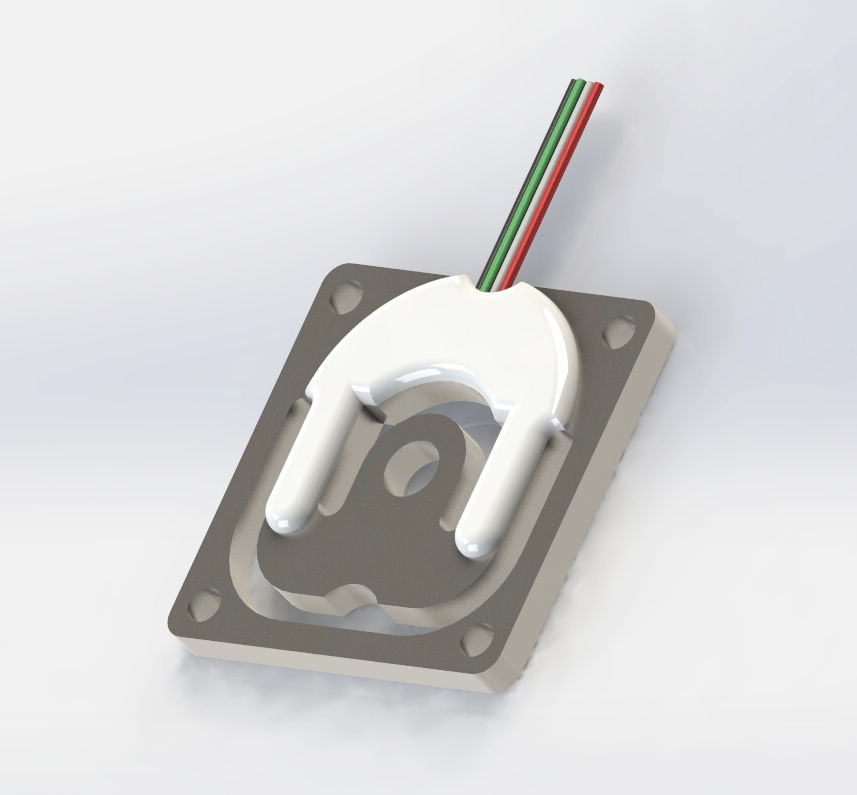 A3010388-低剖面压缩式称重传感器 1kN 超薄称重传感器 100kg