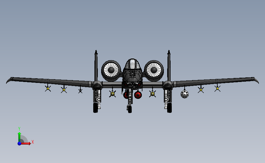 A10战斗机模型