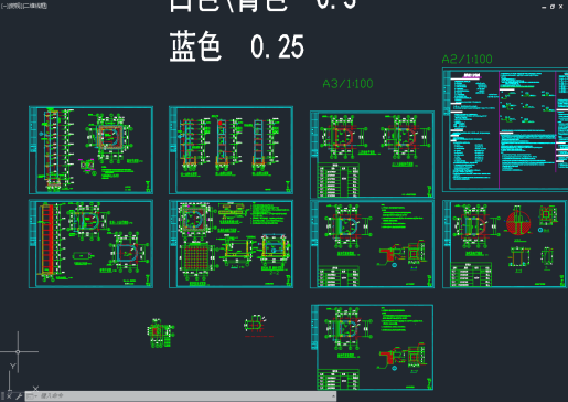 6层原办公楼加钢结构玻璃幕墙的电梯施工图纸=566775=50
