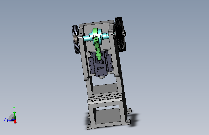 10T单柱冲床 Solidworks14设计