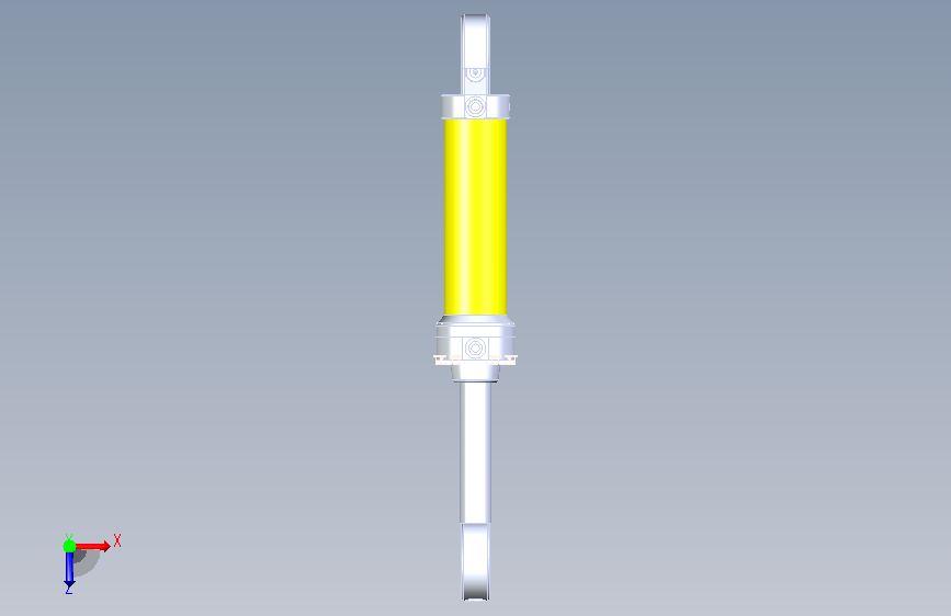 0_液压缸设计 俯视图