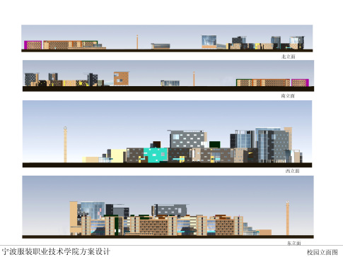 宁波高教园区CAD建筑规划图纸