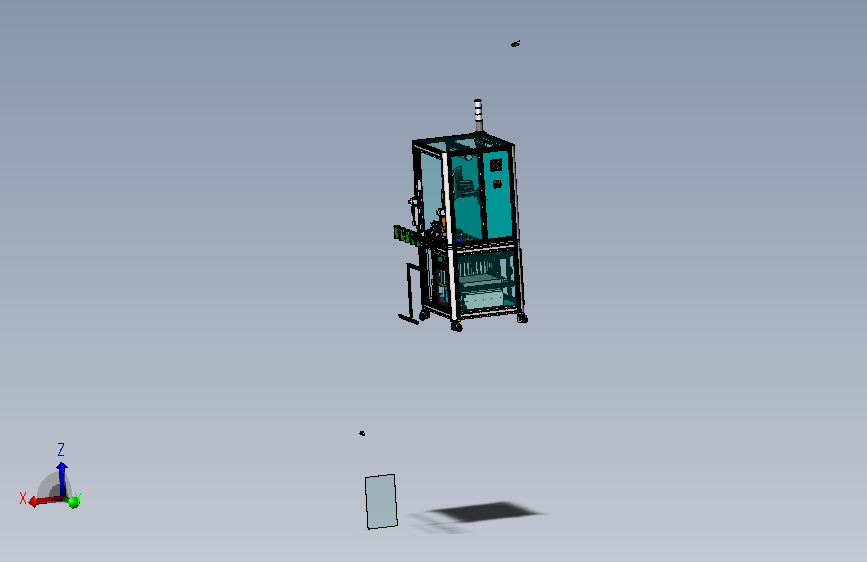 EVP手动耐久测试台 Solidworks20设计