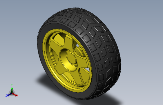 akerman ii后轮驱动四轮小车结构3D