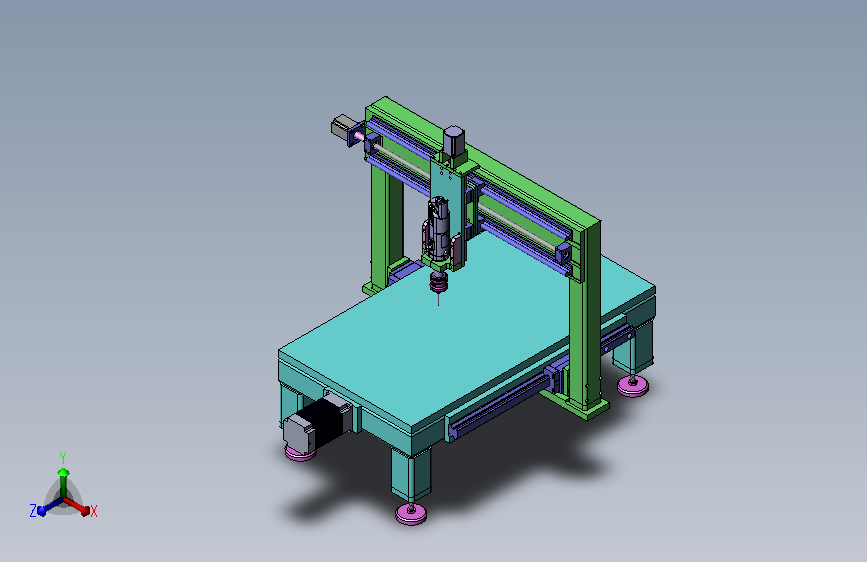 三坐标测量机 Solidworks14设计