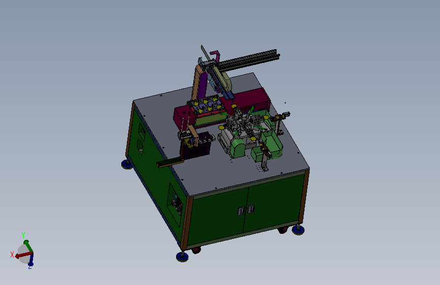 云母绕线机 Solidworks20设计