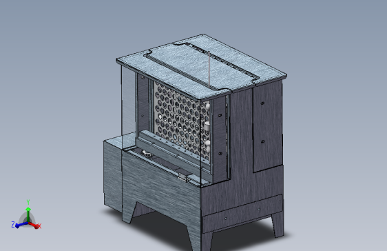 便携式旅行烧烤箱 Solidworks21设计