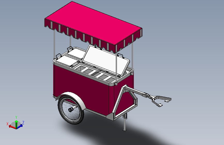 Ice Cream Stall可移动冰淇淋摊位