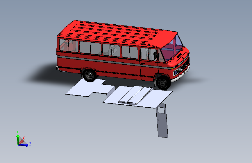 MiniBus小巴士简易模型