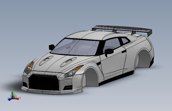 Nissan R35轿车外壳