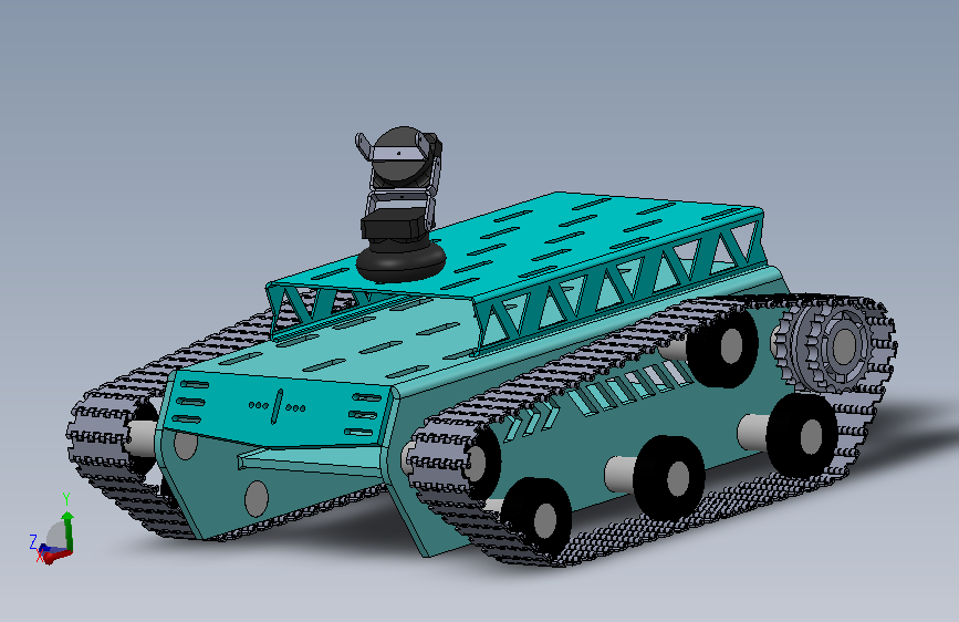 Robot Tank Project履带车简易结构