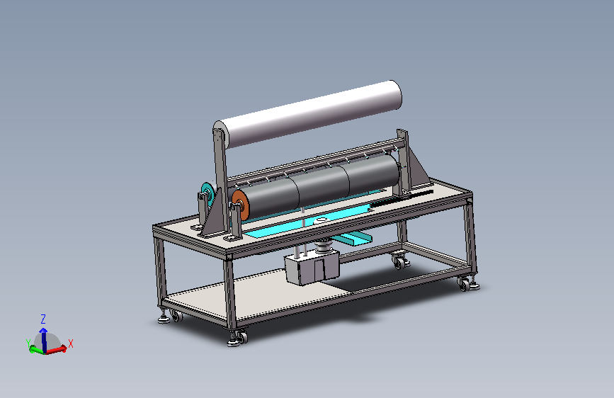 单体滚筒测试 Solidworks18设计