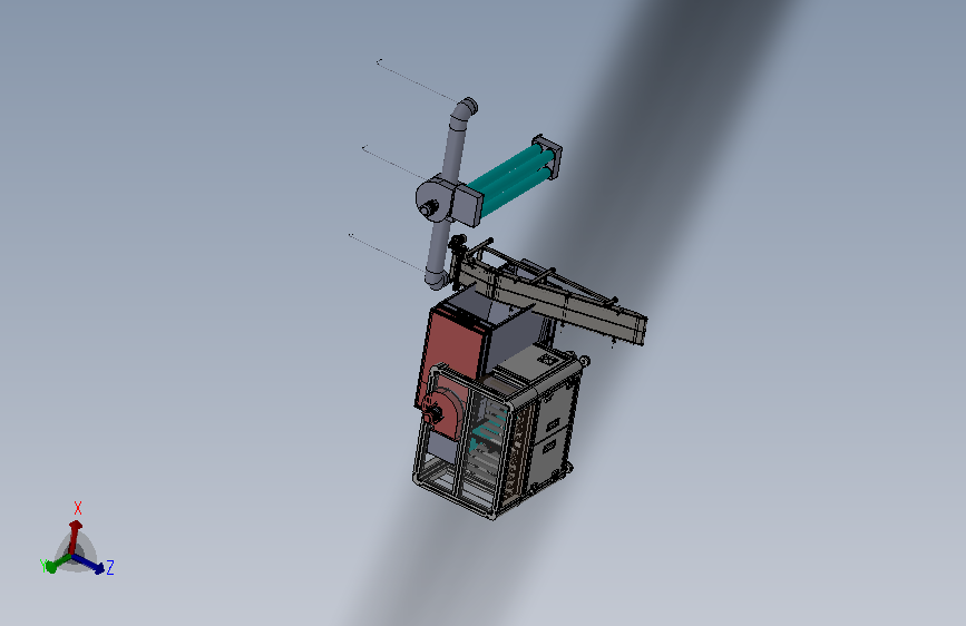 智能自动烘干产线设备 Solidworks17设计