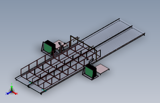 机器人玻璃上料机 Solidworks20设计