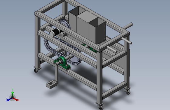 消防水带收卷器 Solidworks14设计