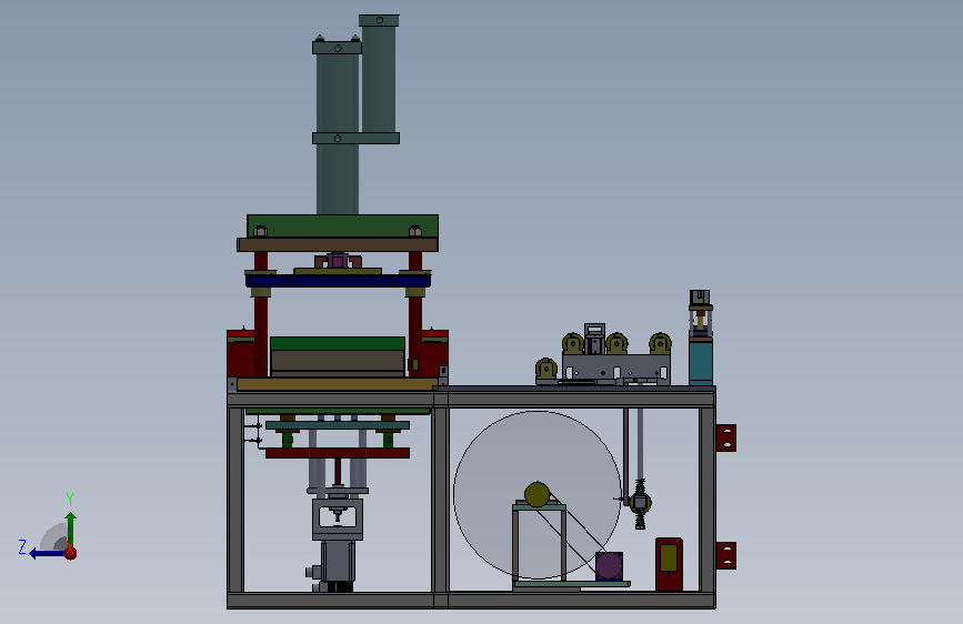 电池包正负极金属片加工设备 Solidworks17设计