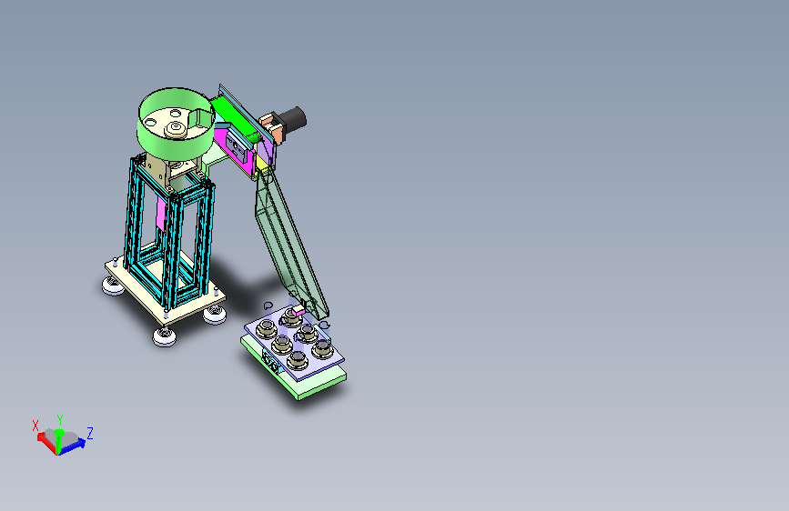 硬币分选打包机 Solidworks14设计