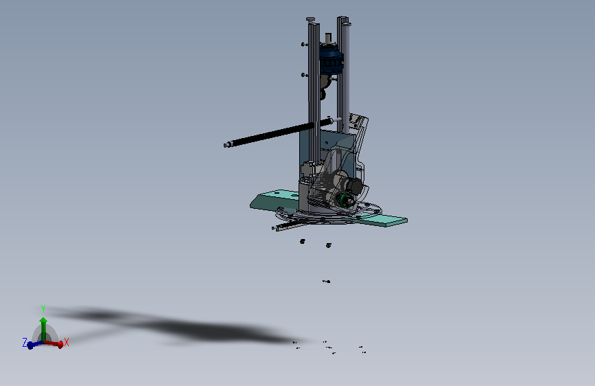 立柱机器人 Solidworks19设计