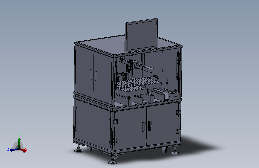 端子检测机 Solidworks23设计