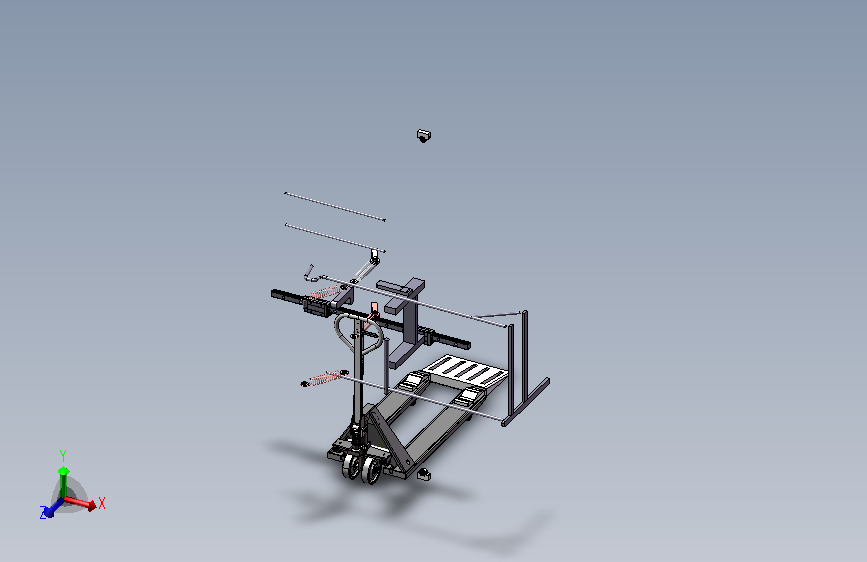管导运设备 Solidworks18设计