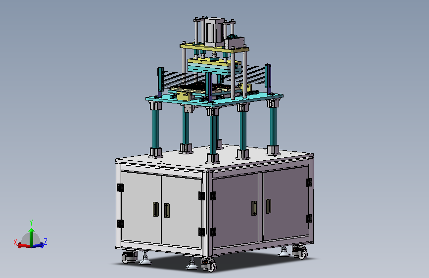 组装压合设备 Solidworks18设计