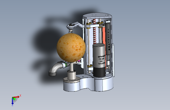 自动削皮机 Solidworks14设计