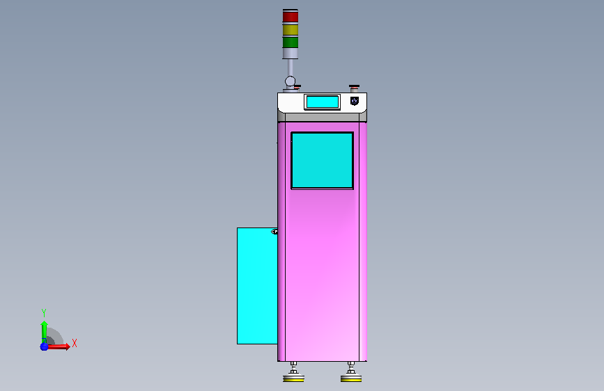 PCB平行移载机 正面视图