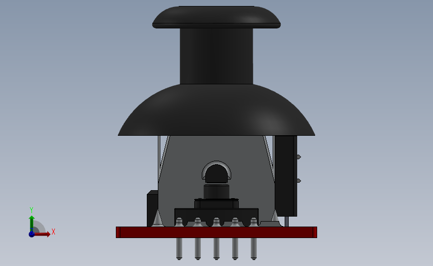 Arduino JoyStick摇杆模块_SOLIDWORKS 2018_模型图纸下载 – 懒石网