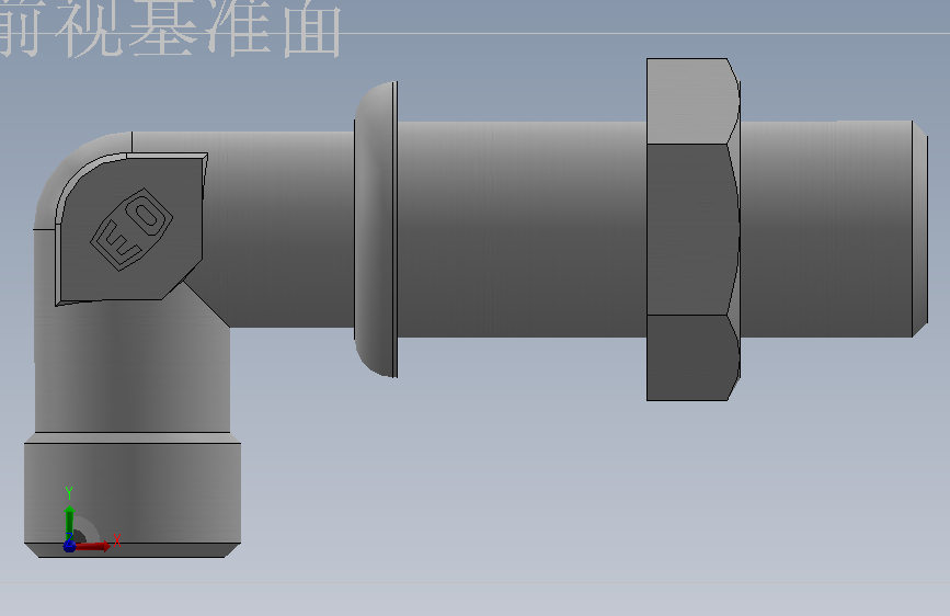 公制螺纹接头 弯+外M14×1.5+外M14×1.5(KF6C9-14LN)