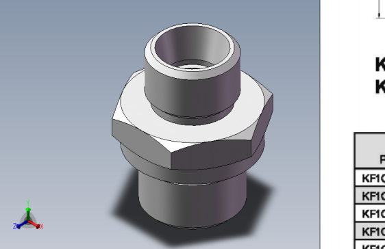 公制螺纹接头 直+外M16&times;1.5+外M18&times;1.5(KF1CM-16-18WD)