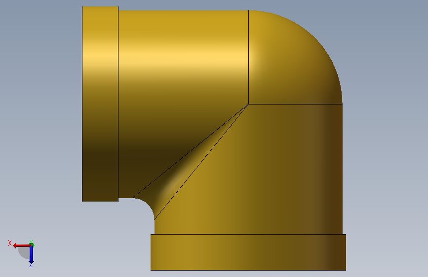 双内丝等径90&deg;弯头 内G&frac12;(4分)_内G&frac12;(4分)_黄铜
