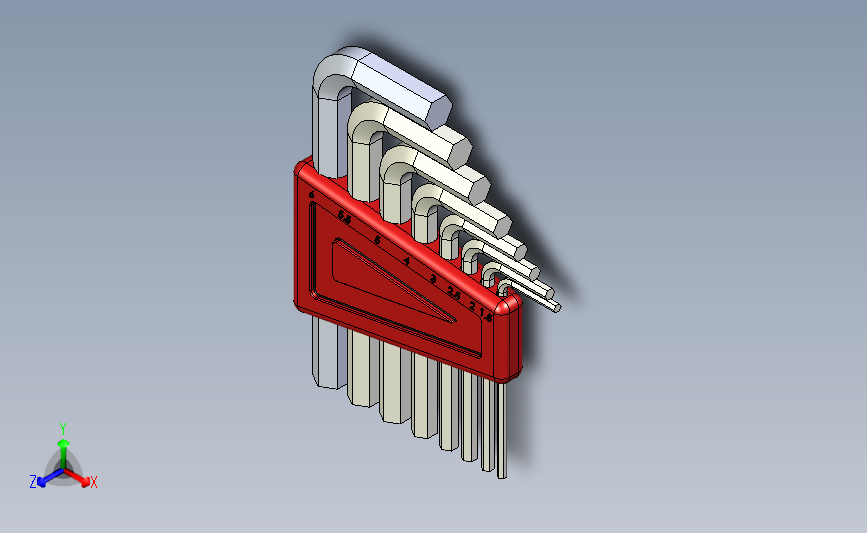 内六角扳手工具组
