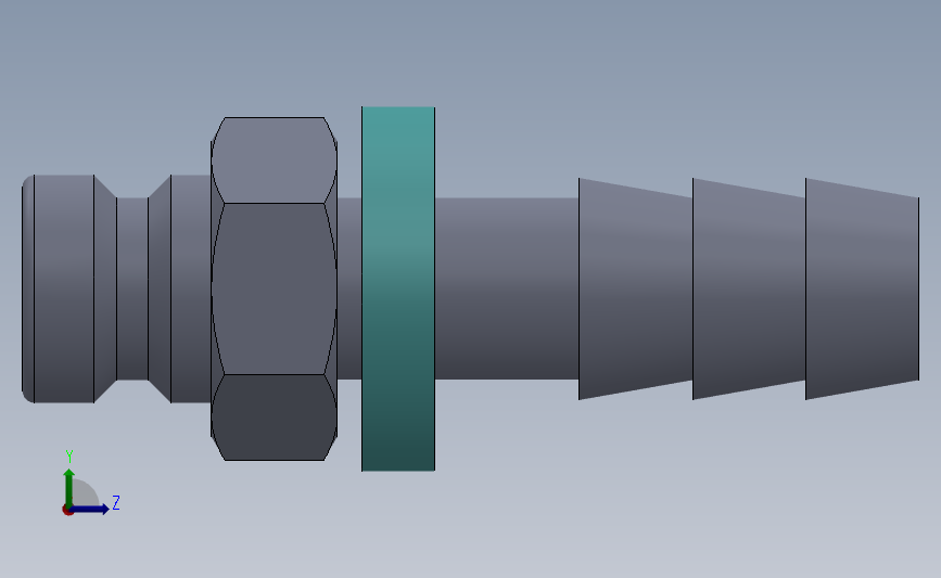 快速接头SSTN...-PL[SSTN-9-PL]_SOLIDWORKS 2018_模型图纸下载 – 懒石网