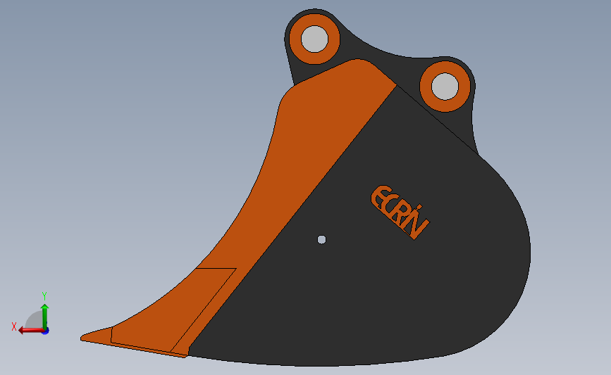挖掘机铲子_SOLIDWORKS 2016_模型图纸下载 – 懒石网