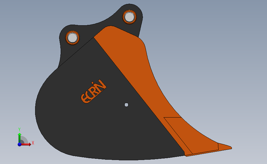 挖掘机铲子_SOLIDWORKS 2016_模型图纸下载 – 懒石网