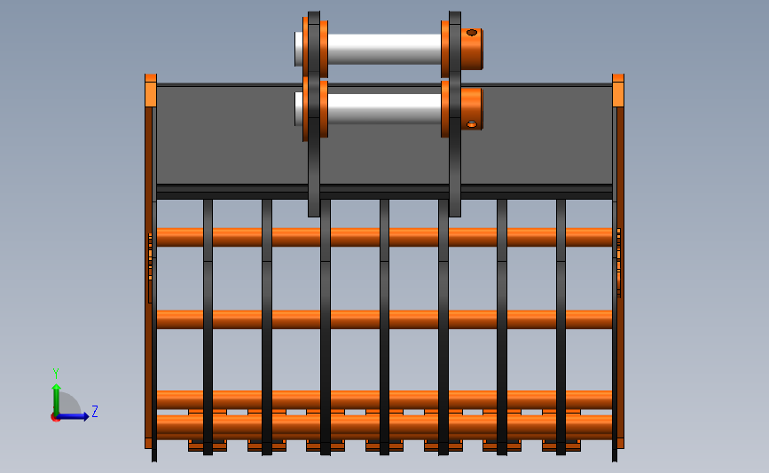 挖掘机铲子_SOLIDWORKS 2016_模型图纸下载 – 懒石网