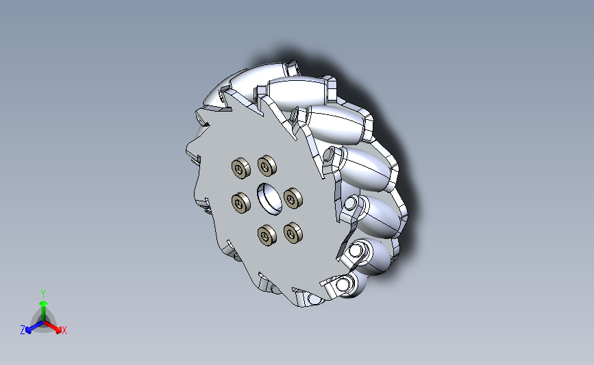 窄的麦克纳姆轮