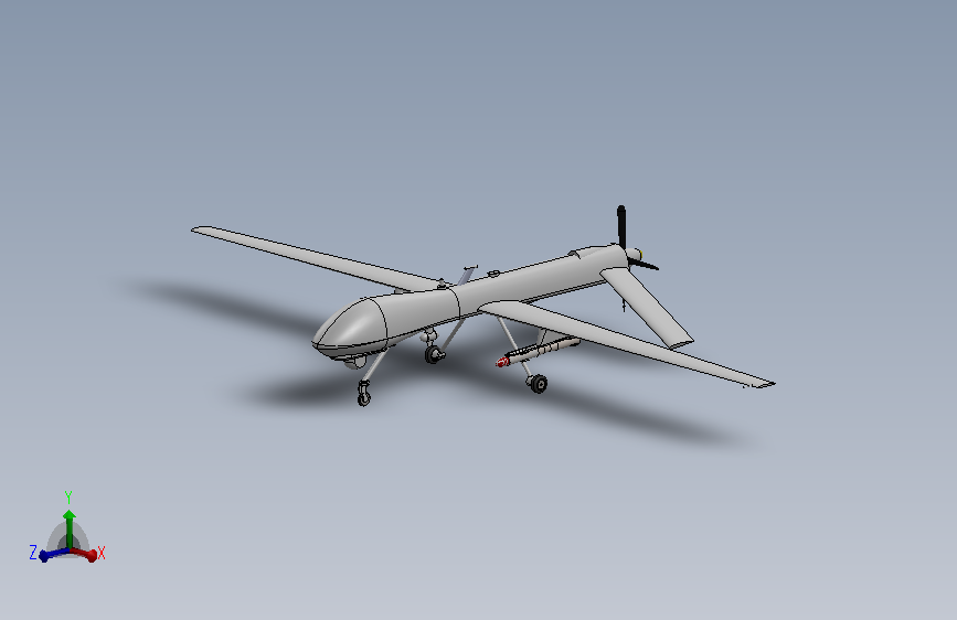 MQ-1B Predator捕食者无人机简易模型