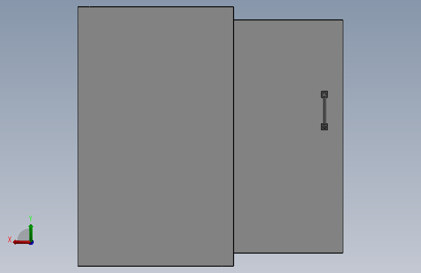 Cupboard橱柜结构 背面视图