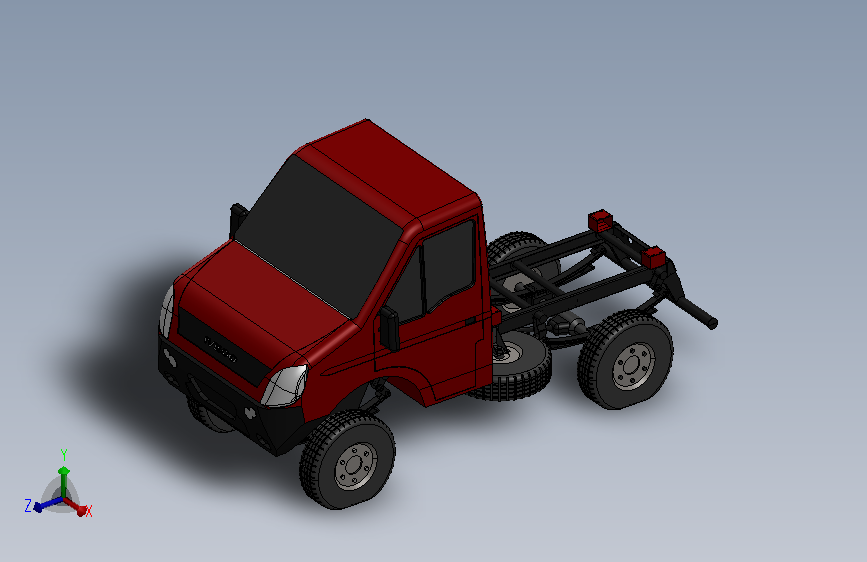IVECO 4x4 Chassis卡车底盘结构 附