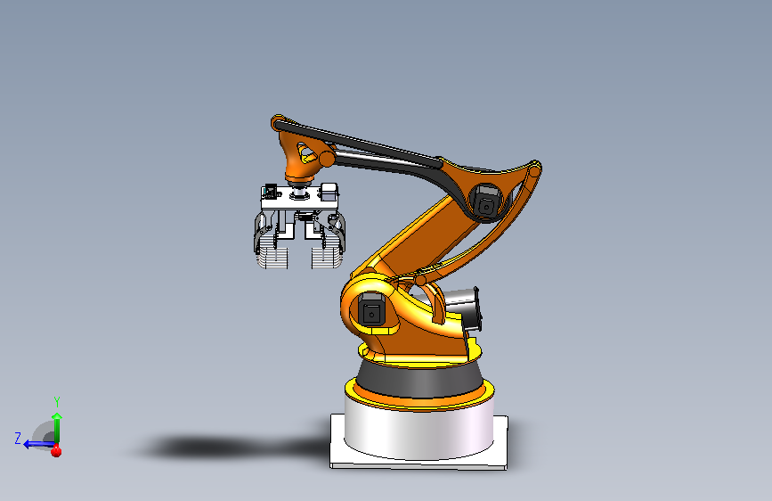KUKA库卡4自由度码垛(堆垛 含工装夹)机器人 SOLIDWORKS