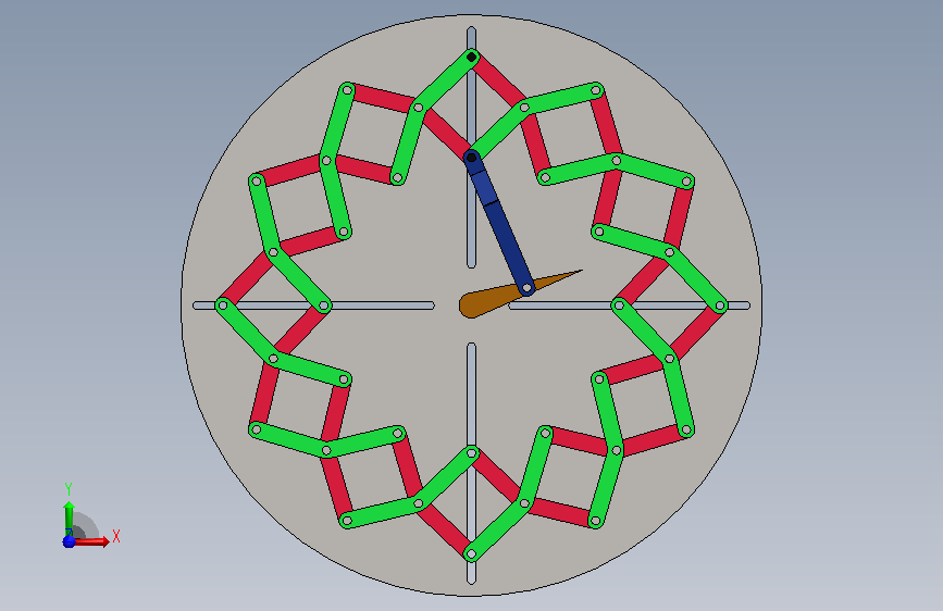 Kinetic clock mechanism动态时钟机构
