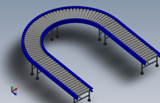 free roller conveyor自由辊式输送机