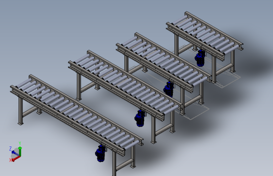 roller conveyor 1200-3000滚筒输送机 附