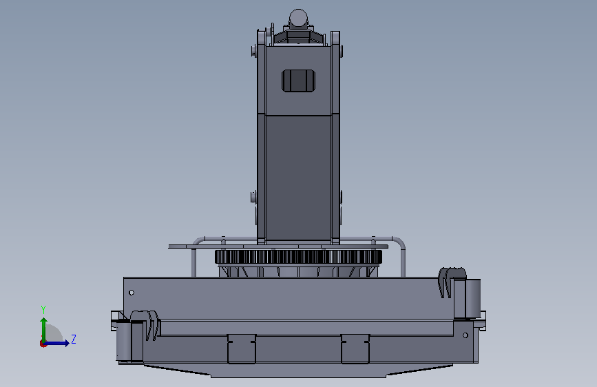 22 Metre Hidrolik Platform22米吊臂平台 左侧视图