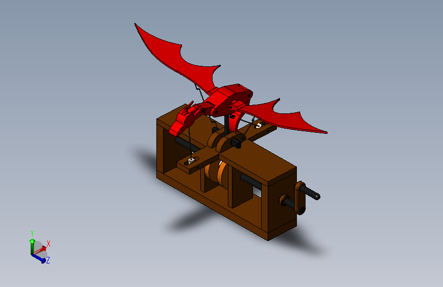 Dragon转动飞龙玩具模型 附