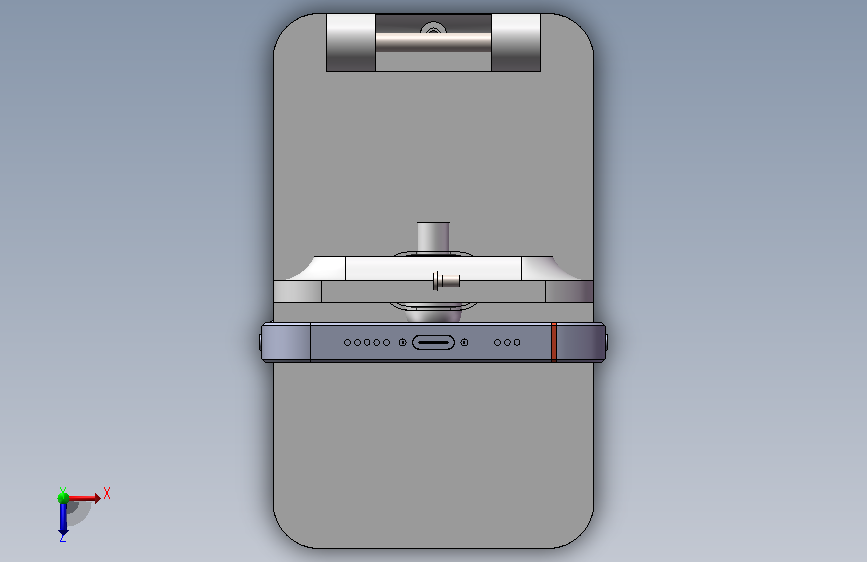 Foldable Phone Stand折叠手机支架 俯视图