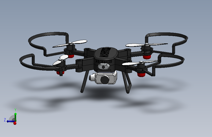 drone-174四轴无人机简易模型